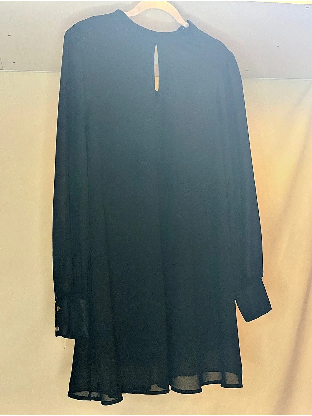 Black Long Sleeve Maxi Dress Like New